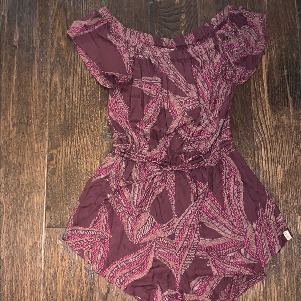 Off the shoulder romper